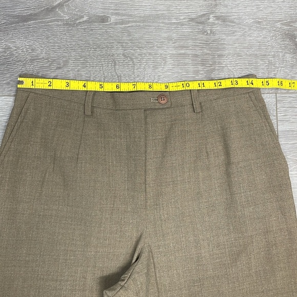 Lands’ End Vintage High Waist Flat Front Dress Pants 8 - Picture 8 of 15